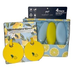 Dabney Lee NWT Lemon Travel Set